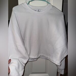 Athleta Classic White Sweatshirt